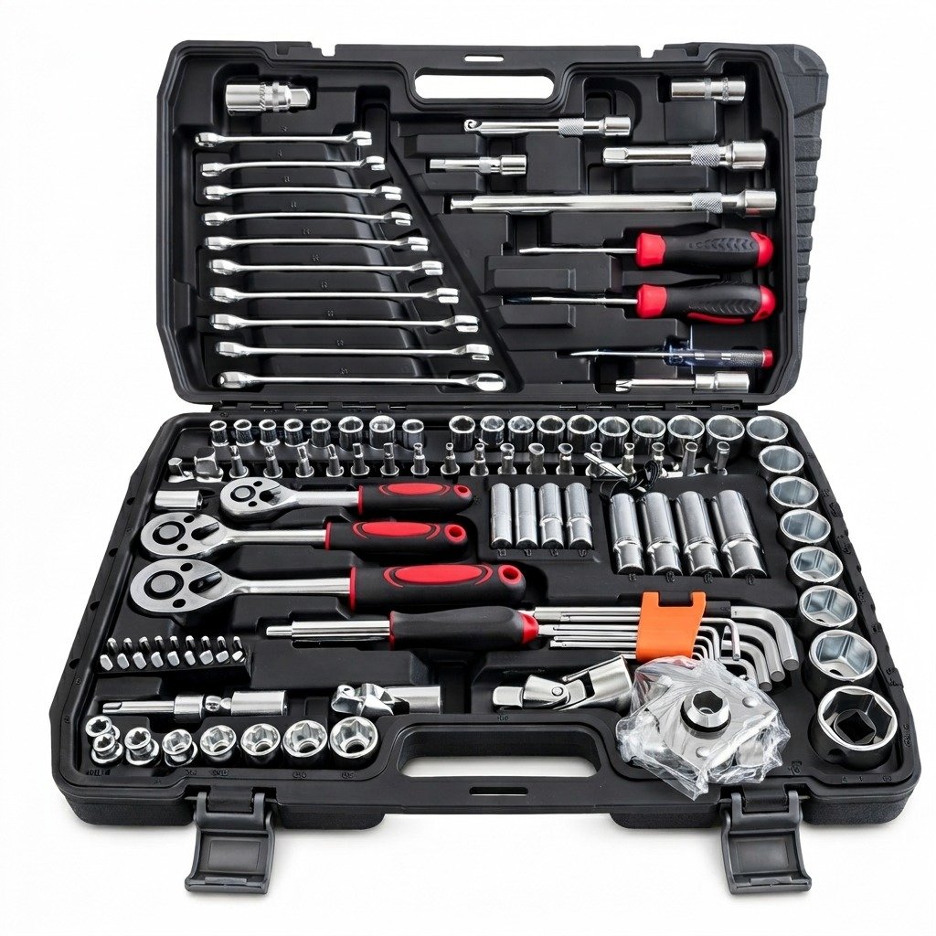 kit para mecanica, Caja de herramientas 121 piezas - Image 1